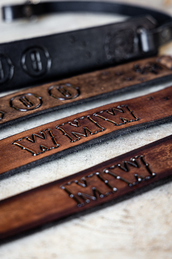 bone collector custom leather turkey totes name initial text