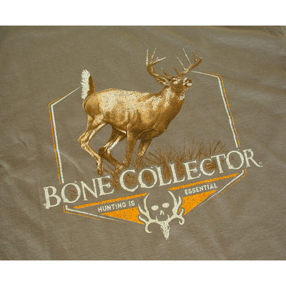 bone collector whitetail hexagon tee - prairie dust logo