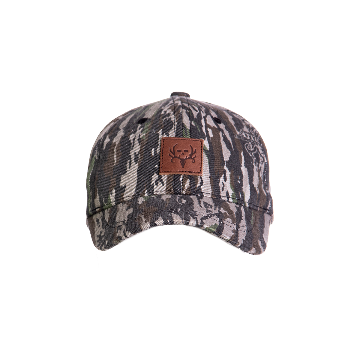bcraskulls youth camo cap front