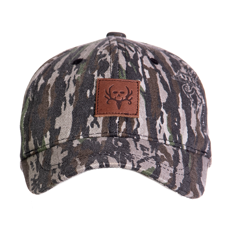 bcraskulls youth camo cap front