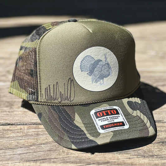 Signed Camo Turkey Foam Trucker Hat