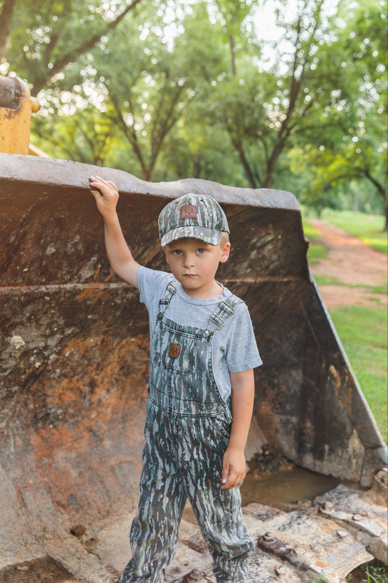 Kids' Realtree Camo Twill Overalls for Rugged Outdoor Adventures