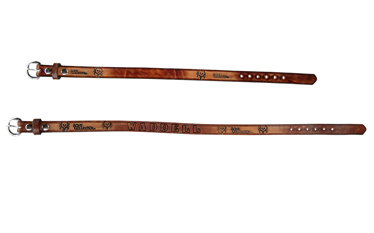 Bone Collector Custom Youth Leather Belt