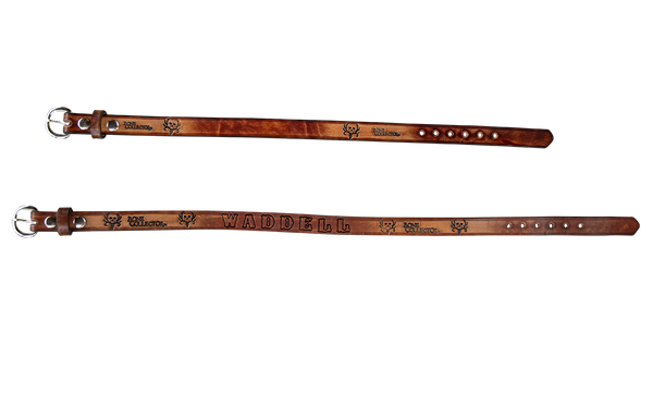 Bone Collector Custom Youth Leather Belt