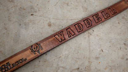 Bone Collector Custom Youth Leather Belt