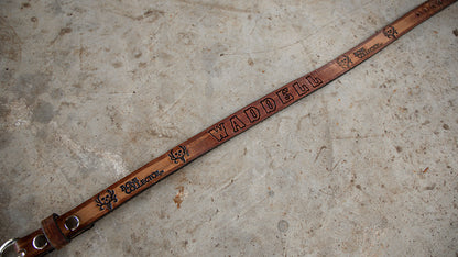 Bone Collector Custom Youth Leather Belt